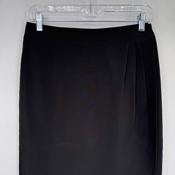 Ripskirt Hawaii Midi Skirt Womens XS Black Polyester Pleated - Picture 2 of 12